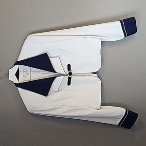 Nina K Vintage Blazer 12 White Navy